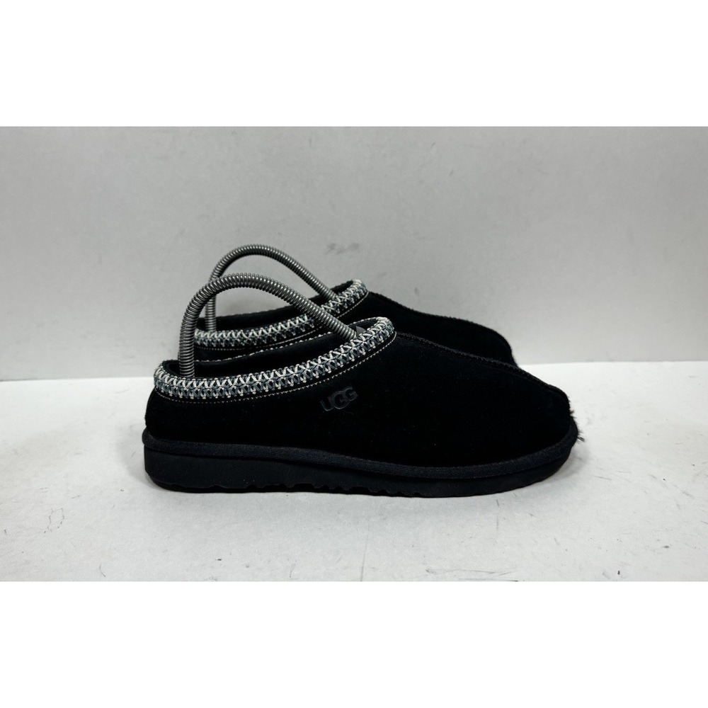 UGG Tasman II‎ Suede Slipper SlipOn Shoes Black 1019066K Kid's Size 6 US Youth